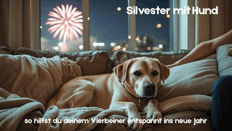 Silvester mit Hund – so hilfst du deinem Vierbeiner entspannt ins neue Jahr